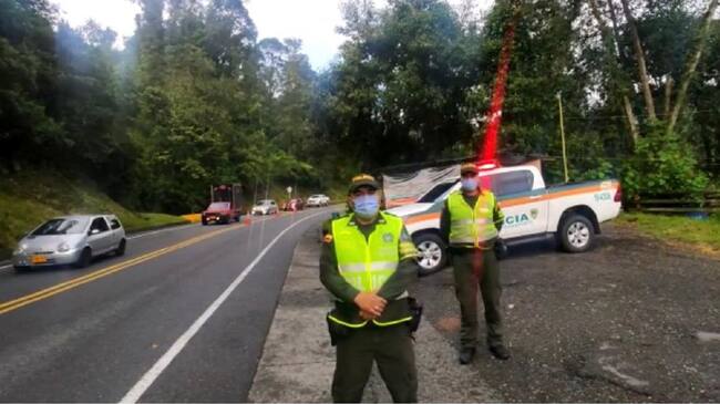 Foto: Enviada desde la Policía Metropolitana de Manizales.