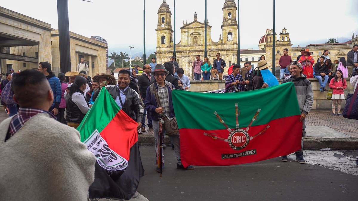 La Defensoría pide al Ministerio del Interior un plan para hablar con indígenas que están en Bogotá