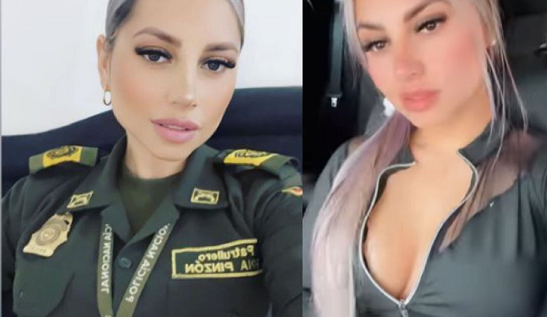 Alexa Narváez,  patrullera de la Policía Nacional, 