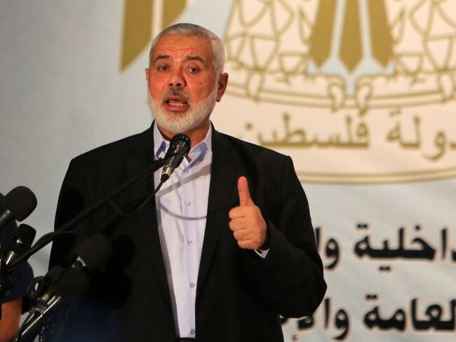 Ismail Haniyeh. (Foto: Majdi Fathi/NurPhoto via Getty Images)