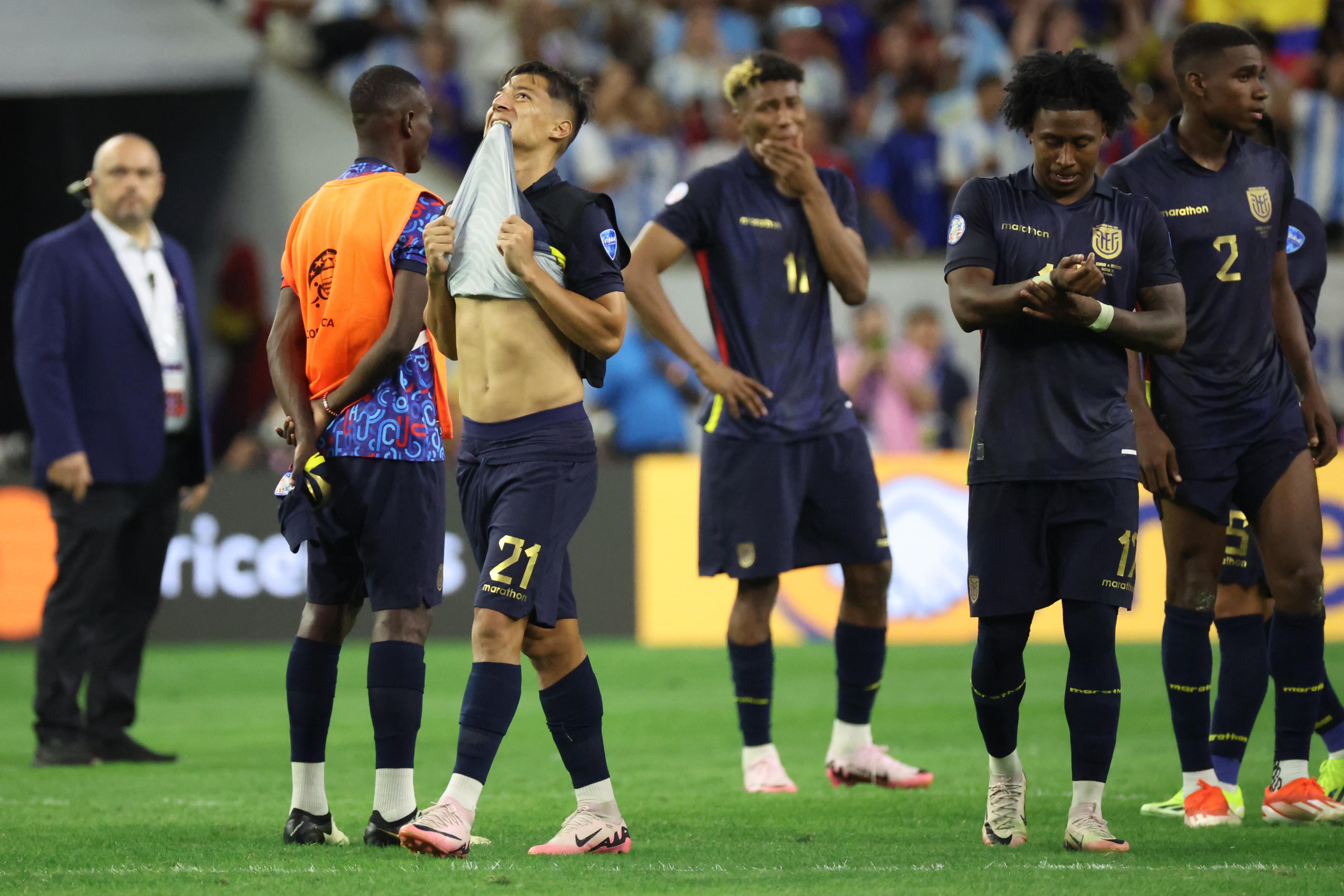 Ecuador se despidió de la Copa América en los penales. EFE/EPA/LESLIE PLAZA JOHNSON
