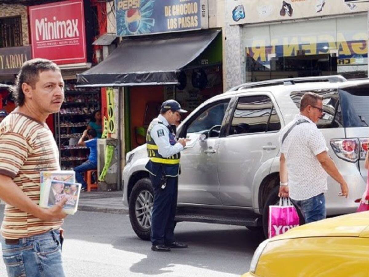 100 comparendos por infringir pico y placa en toda la ciudad de Armenia
