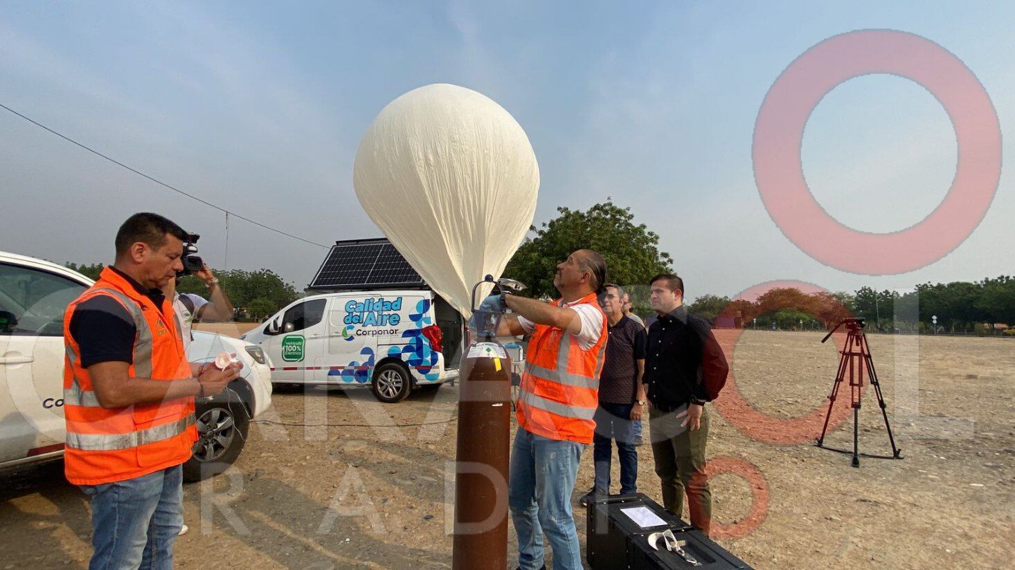 IDEAM adelanta en Cúcuta pruebas de radiosondeo meteorológico.