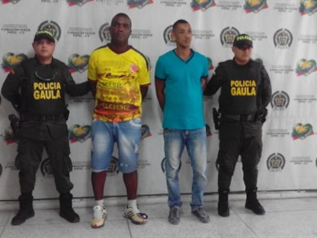 Policía de Cartagena capturó a dos extorsionistas de las Águilas Negras