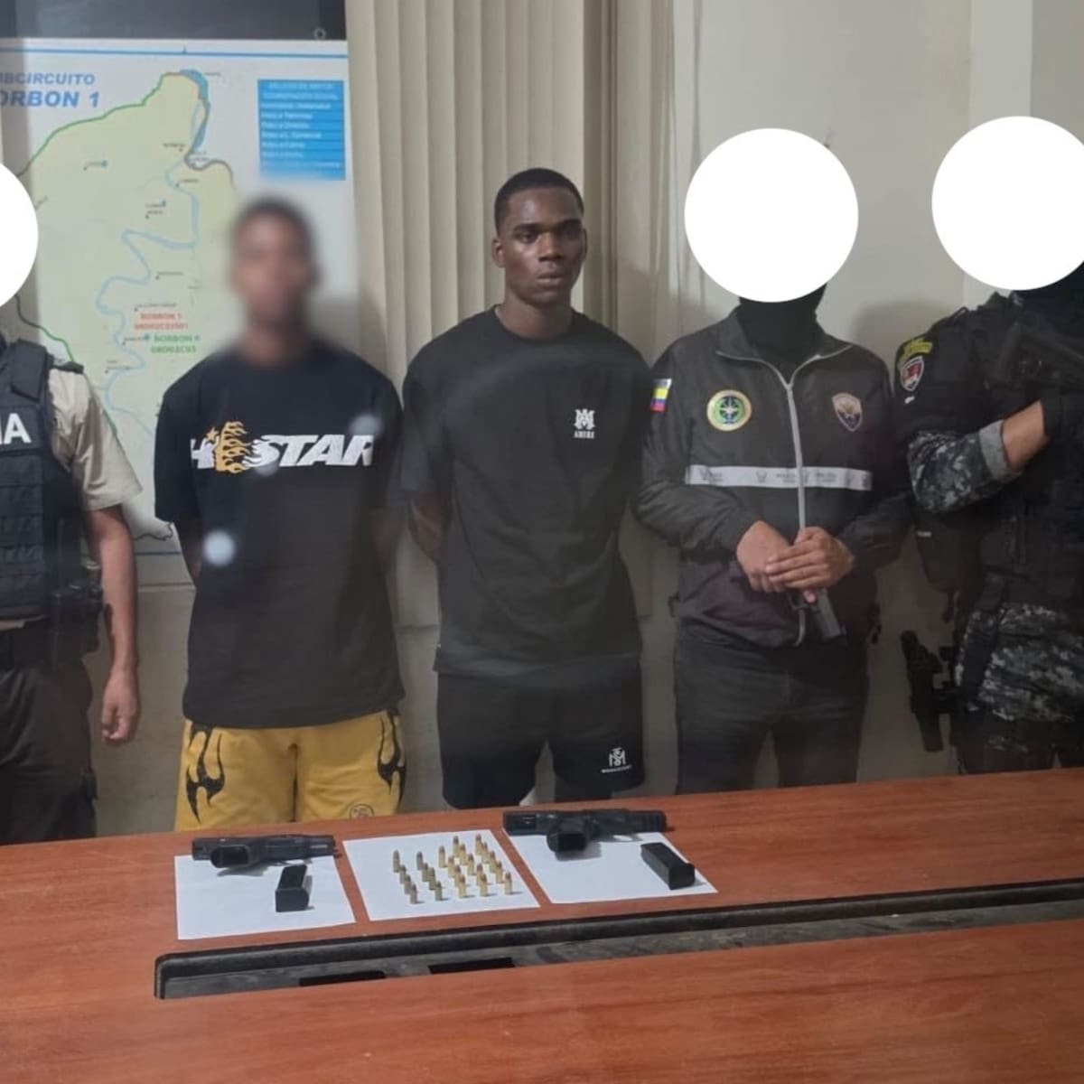 Ecuador capturó dos personas que estarían vinculadas a disidencias colombianas