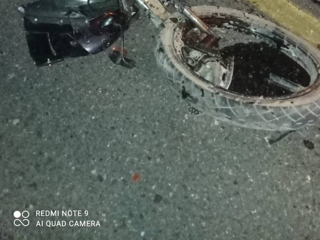Hombre murió en accidente de tránsito en la vía Bucaramanga - Rionegro