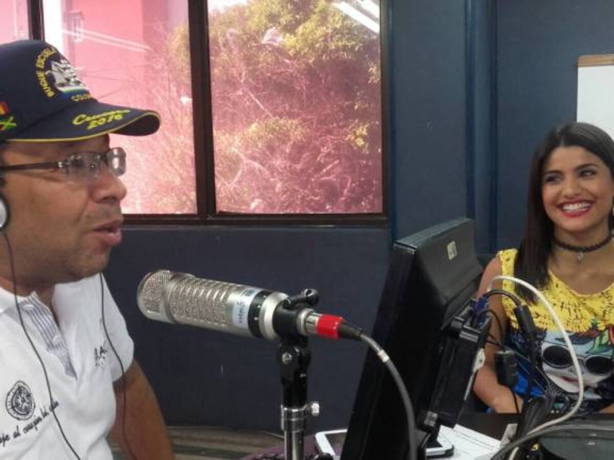 Martina en Caracol Radio Barranquilla.