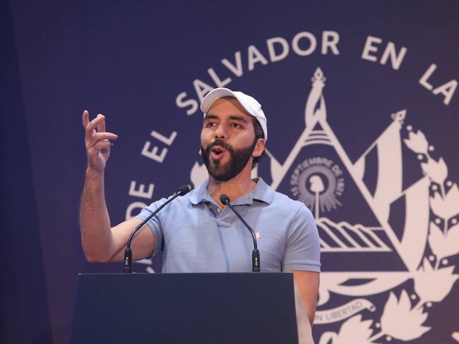 ES050.SAN SALVADOR (EL SALVADOR) 4/02/2024.- El presidente salvadoreño, Nayib Bukele. EFE/Javier Aparicio