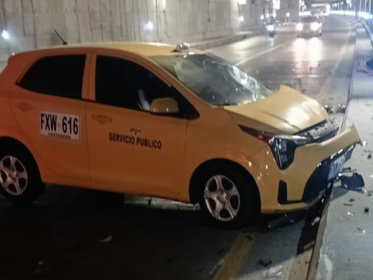 Accidente en zona norte de Cartagena dejó dos personas heridas