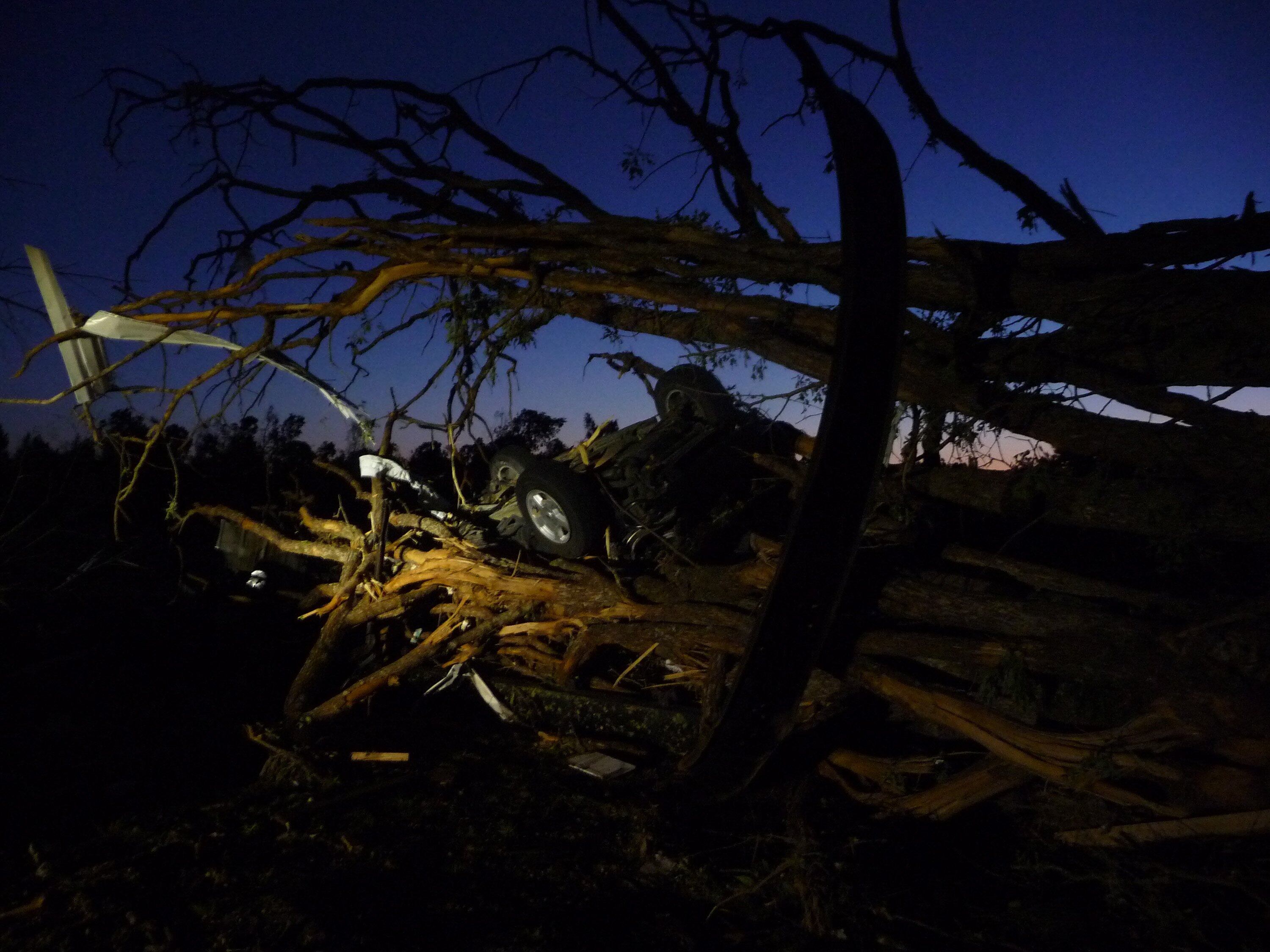 NBC NEWS -- Mississippi Tornado - Photo by: Kerry Sanders/NBC NewsWire