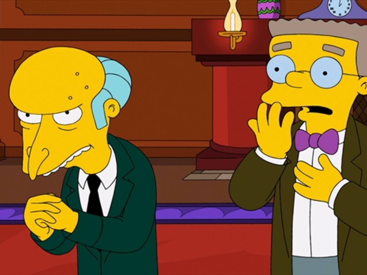 Se va de Los Simpson la voz del señor Burns