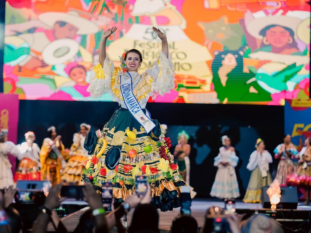 Cundinamarca ganó la corona del Reinado Nacional del Folclor realizado en Ibagué