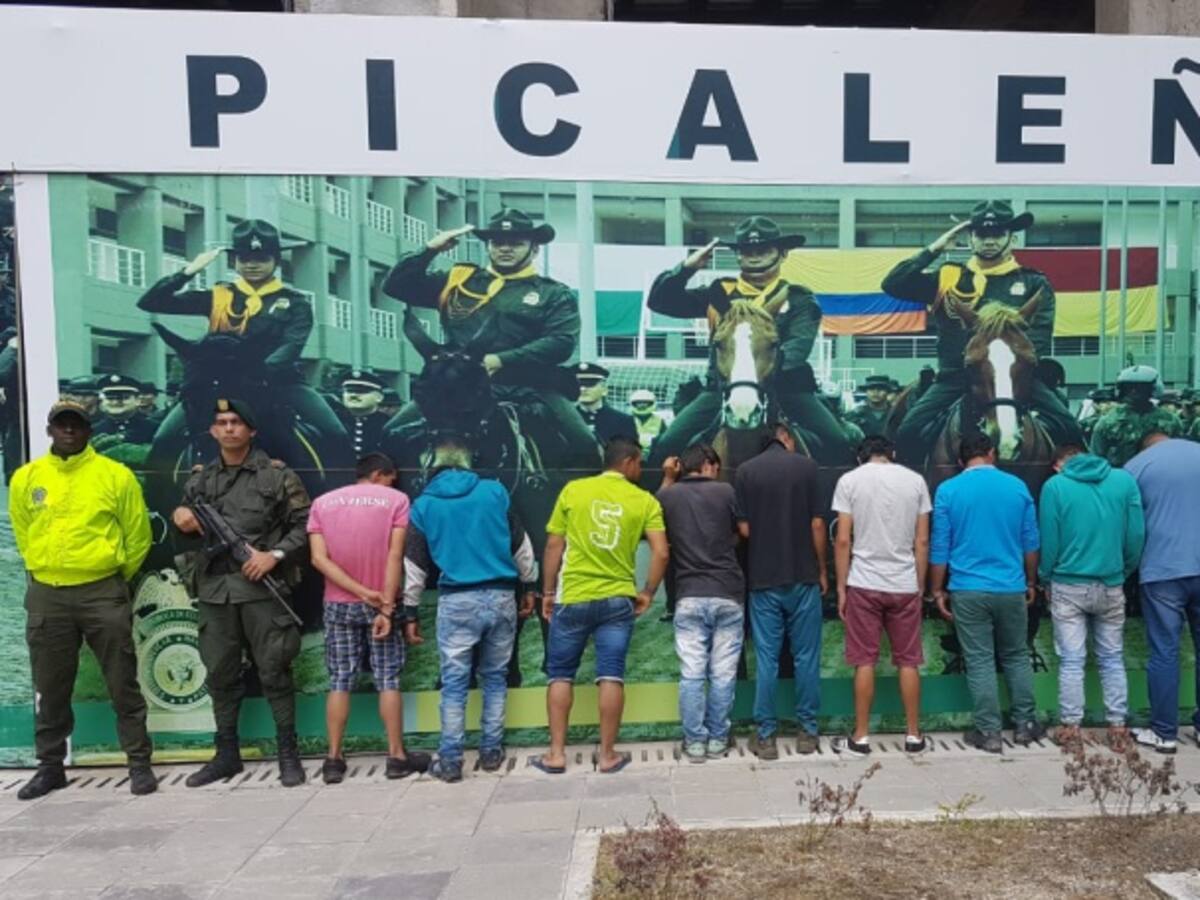 Policía capturó a banda “Los Pelusas” por distribución de estupefacientes