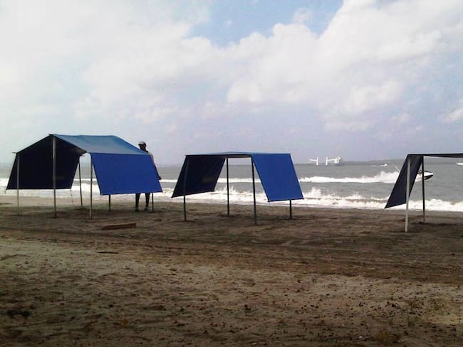 Dimar aclara que las playas de Cartagena están cerradas para bañistas