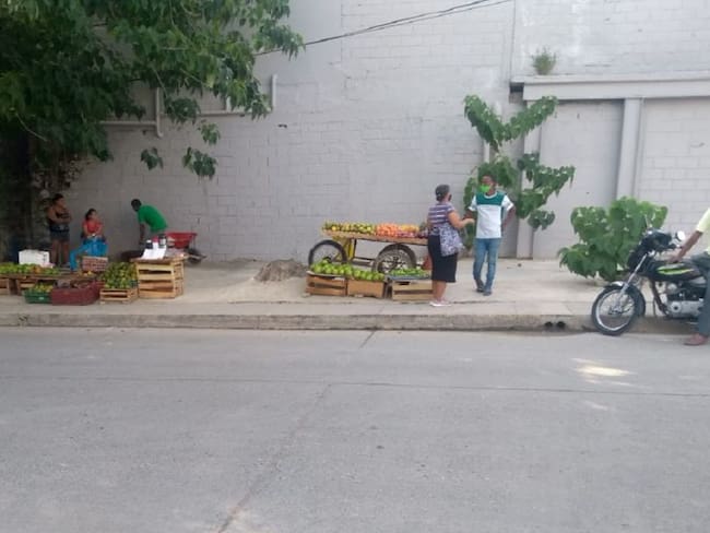Aumentan los vendedores en el barrio 20 de julio de Cartagena