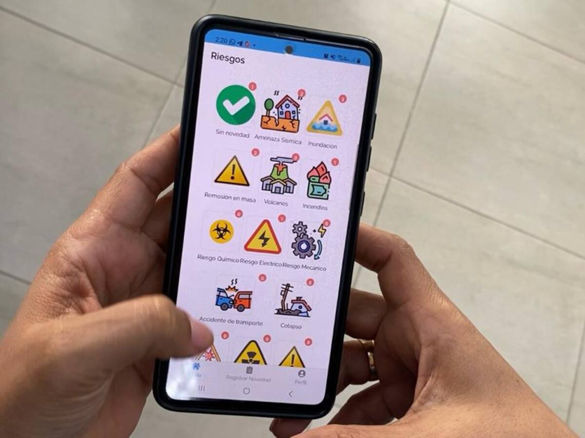 Cartagena contará con una aplicación móvil para reportar riesgos y emergencias
