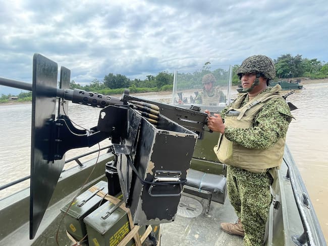 Tropas en el Chocó. Cortesía: Fuerzas Militares.