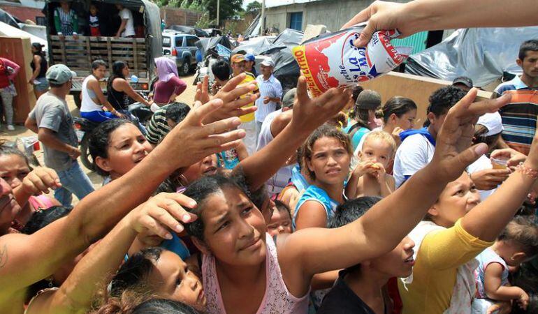 Colombianos en la frontera