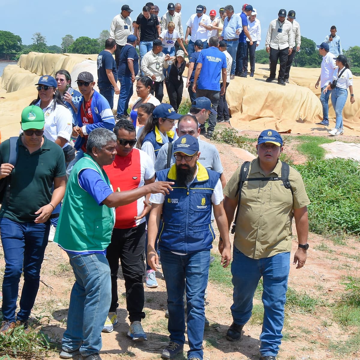 UNGRD anuncia soluciones para los afectados por la erosión en Magangué, Bolívar