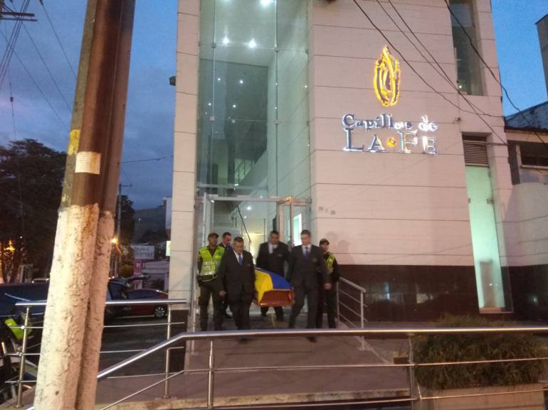 Los cuerpos de los periodistas contaron con el acompañamiento de las autoridades colombianas. 