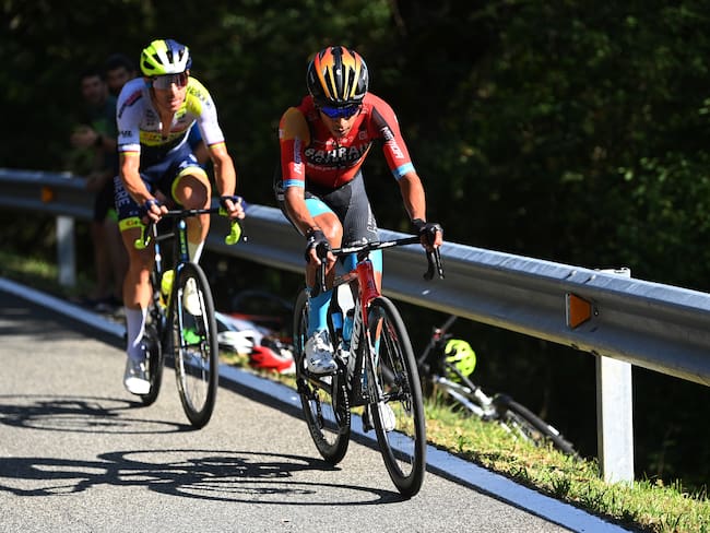Rui Costa y Santiago Buitrago en la etapa 15 (Photo by Tim de Waele/Getty Images)