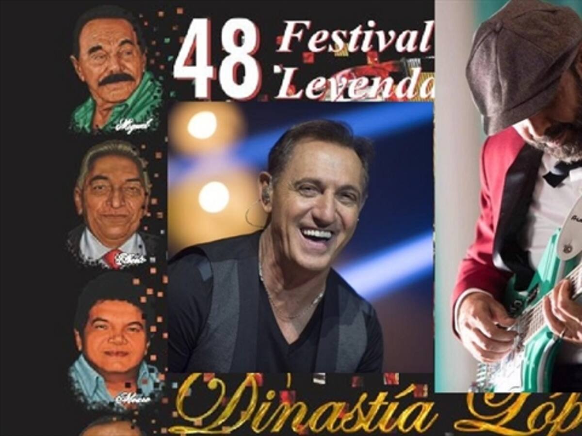 Franco de Vita, Marc Anthony y Juan Luis Guerra, en el Festival Vallenato