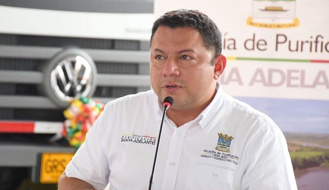 Cristian Barragán, alcalde de Purificación 