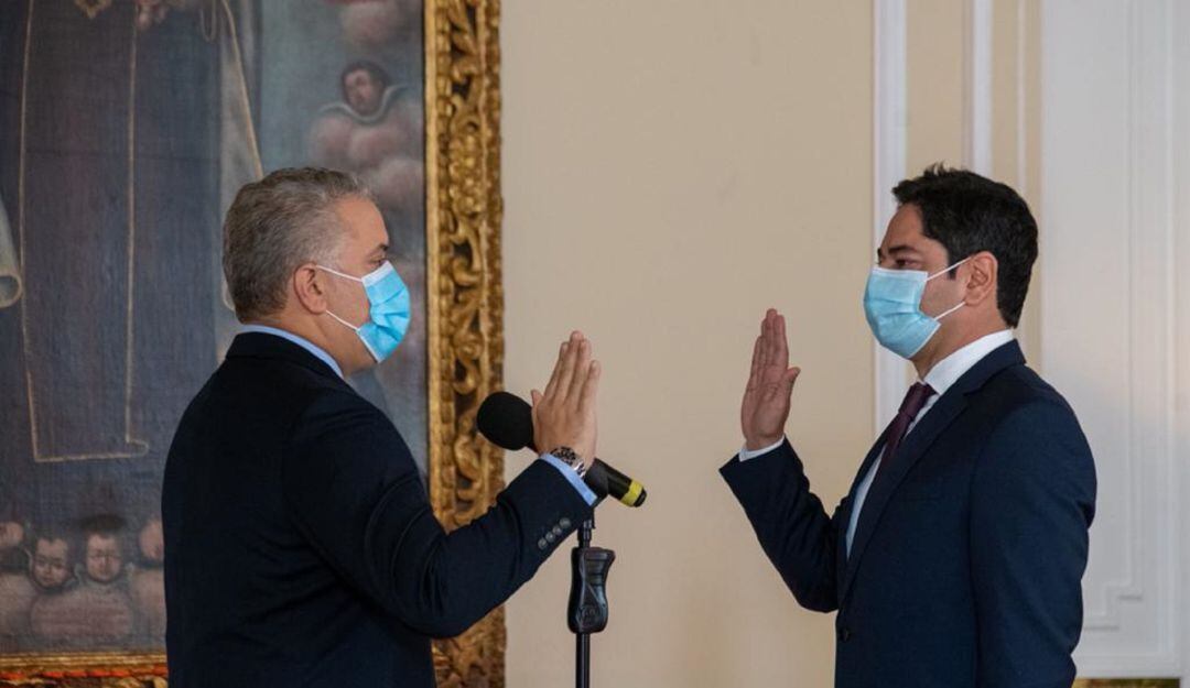 Guillermo Herrera se posesionó como nuevo Ministro del Deporte