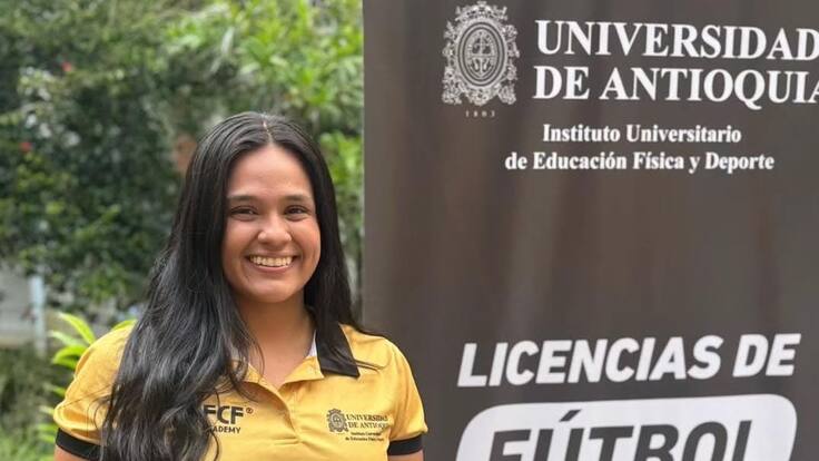 Emma Rondón, primera mujer en Colombia con Licencia A en Preparación Física para el Fútbol Profesional
