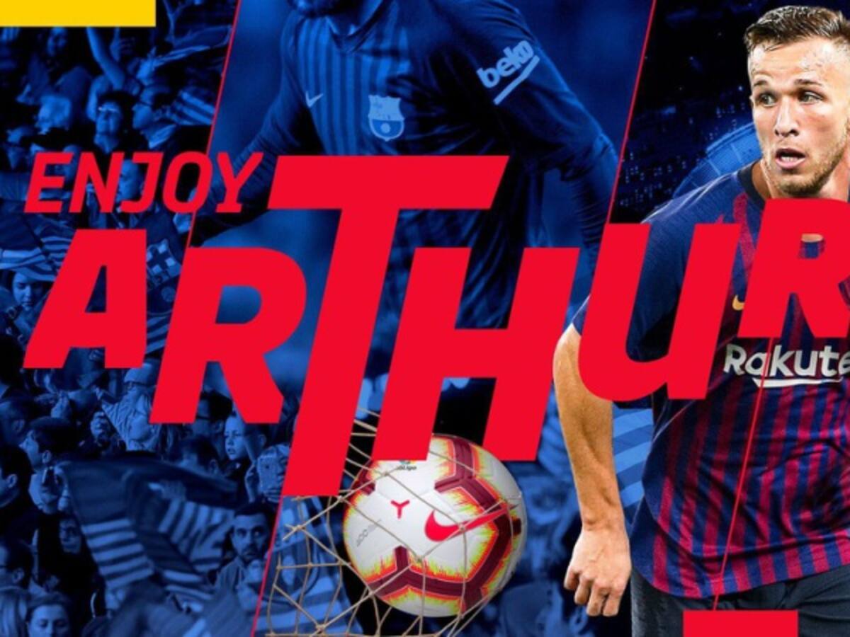 Arthur será presentado este jueves como nuevo jugador del Barcelona