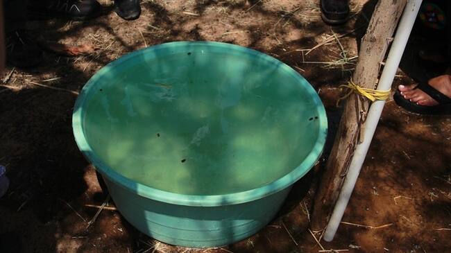 Para mitigar la situación, el agua fue surtida a través de los bomberos de Puerto Colombia y de Juan de Acosta. Foto: Colprensa