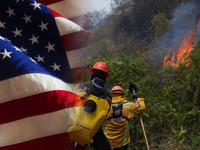 Estados Unidos anuncia asistencia para atender incendios en Colombia
(Foto: Caracol Radio / Getty)