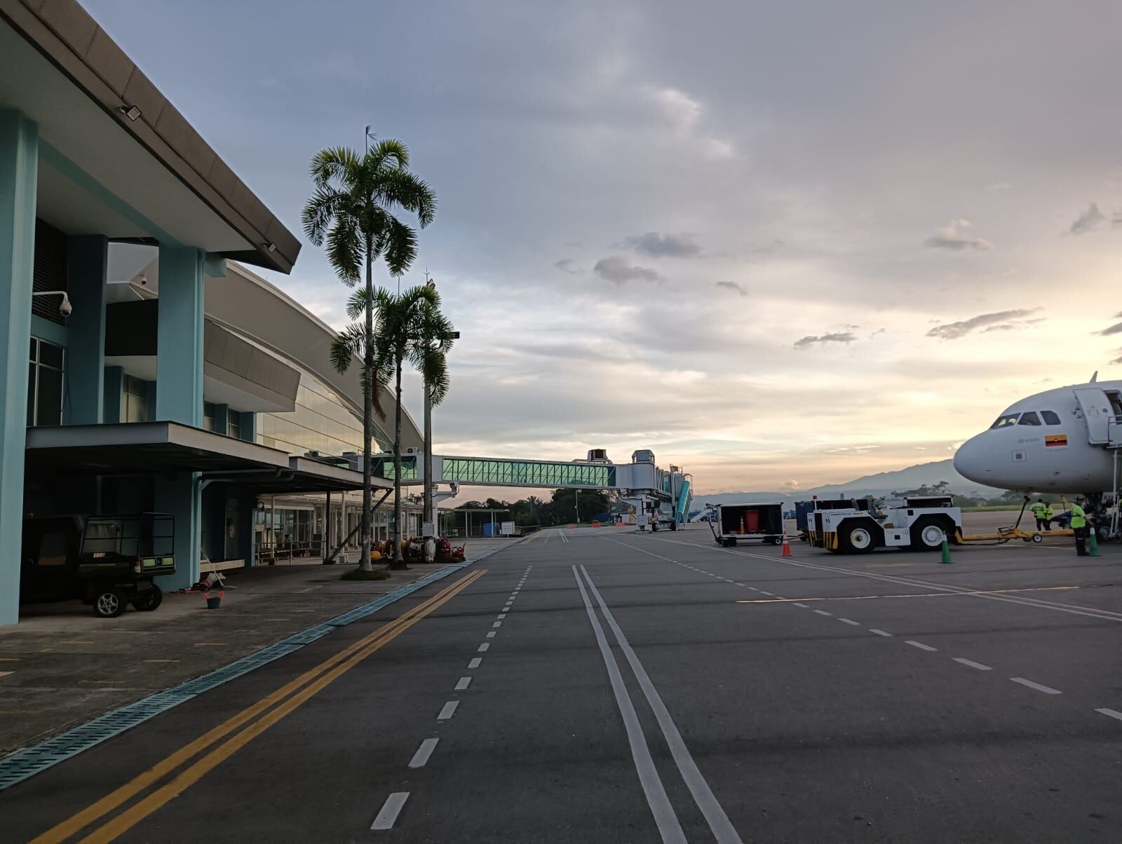 Pista del aeropuerto Internacional El Edén de Armenia. Foto Adrián Trejos