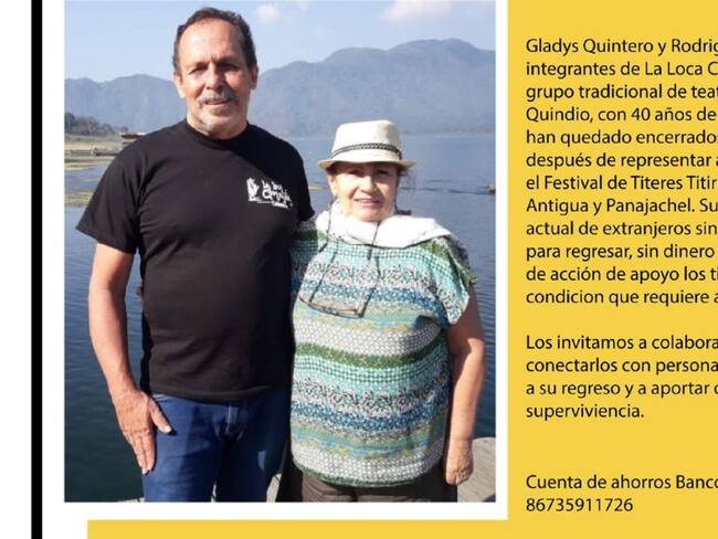 Directores de “La Loca Compañía” del Quindío varados en Guatemala