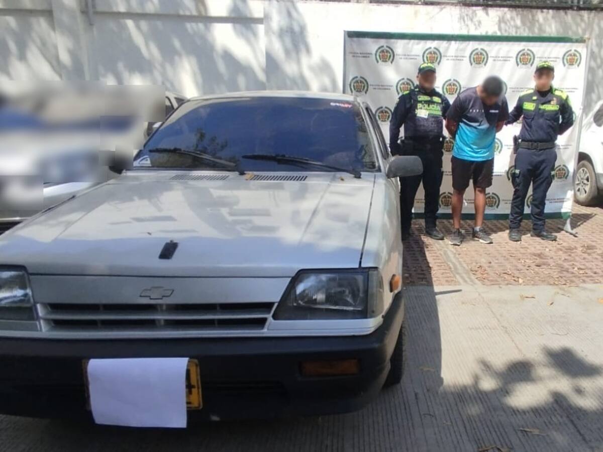 Cayó ‘el Padi’ en Cartagena: Lo sorprendieron con un carro robado en Barranquilla