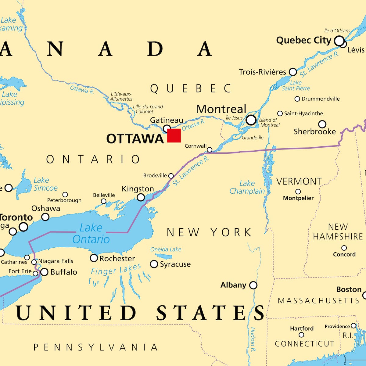 ¿Lago Ontario o lago ‘América’?, la nueva presión de Donald Trump a la que Canadá respondió