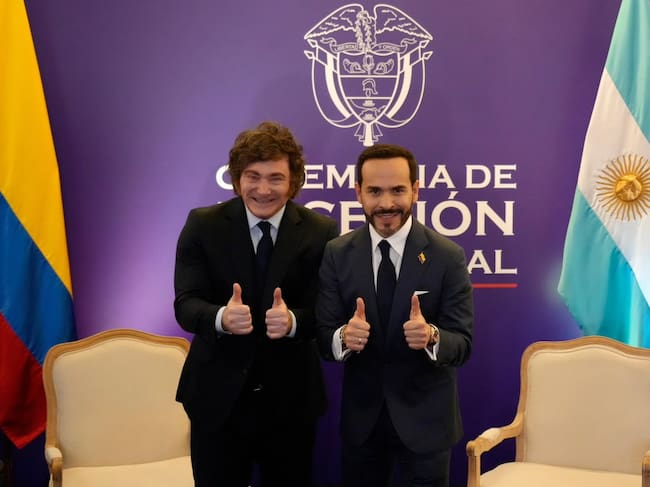Abelardo de la Espriella se reunió con el presidente de Argentina, Javier Milei. Foto: Presidencia de Argentina