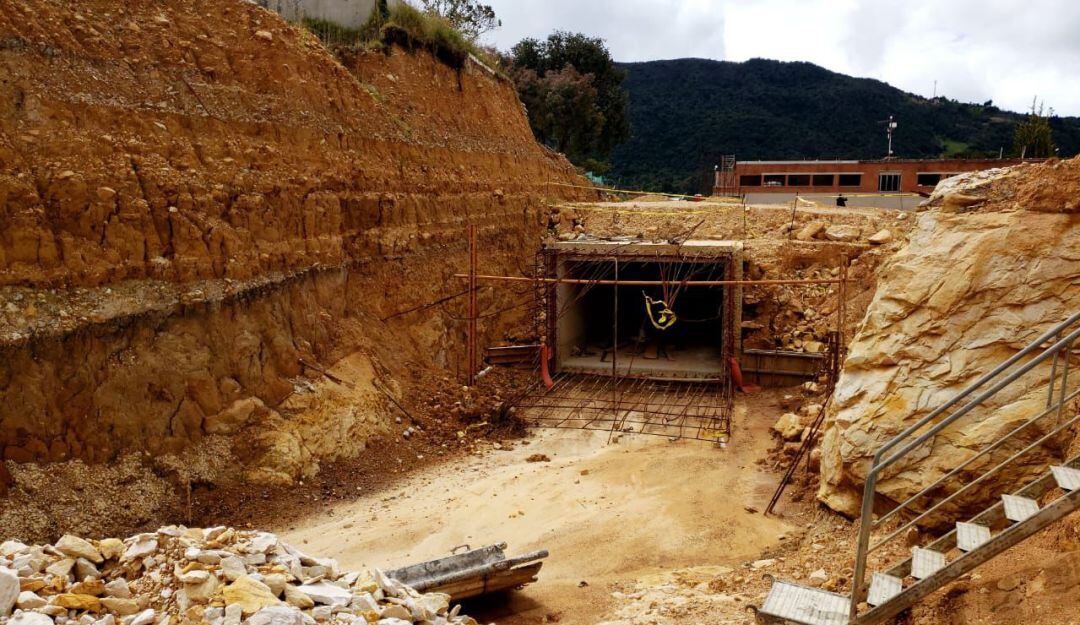 Obra abandonada del Acueducto de Bogotá