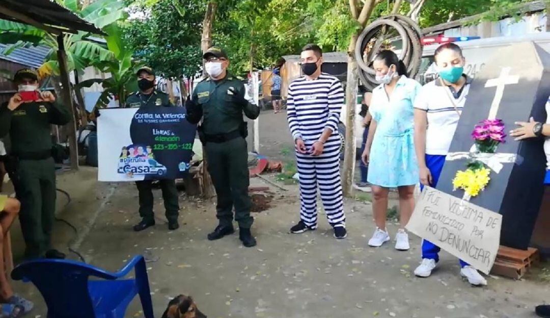 Campaña contra la violencia intrafamiliar en Caldas