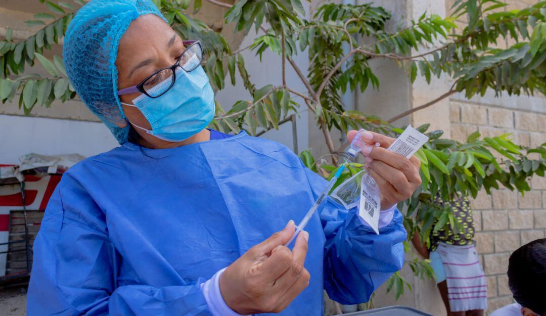 El biológico solo está siendo aplicado en segundas dosis y dosis de refuerzo