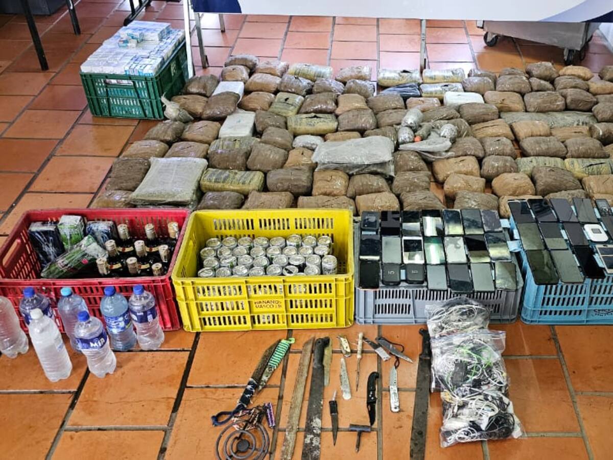 Presos convirtieron el techo de la cárcel de Jamundí en un expendio de drogas