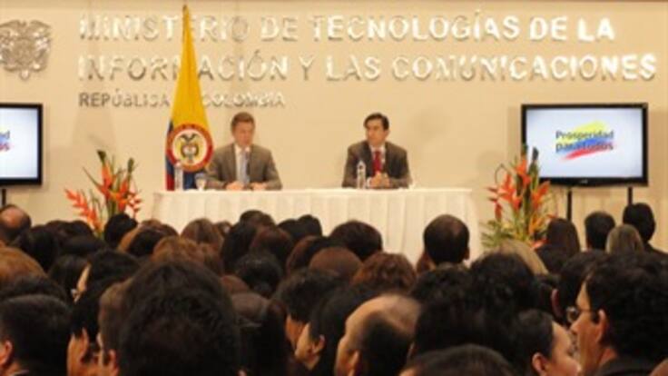 Presidente Santos y Ministro de las TIC presentan las metas 2010-2014