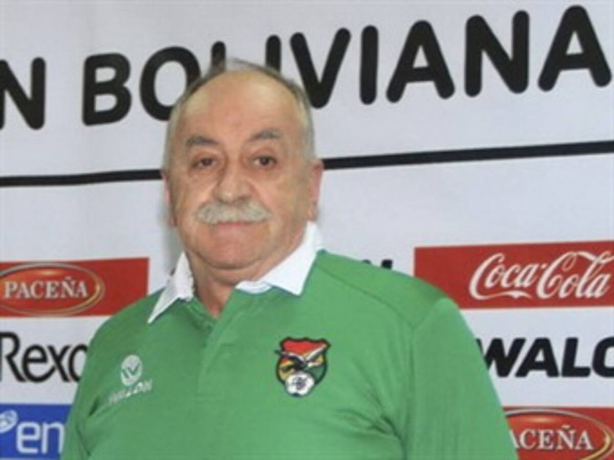 Xavier Azkargorta aún cree en la clasificación de Bolivia a Brasil 2014
