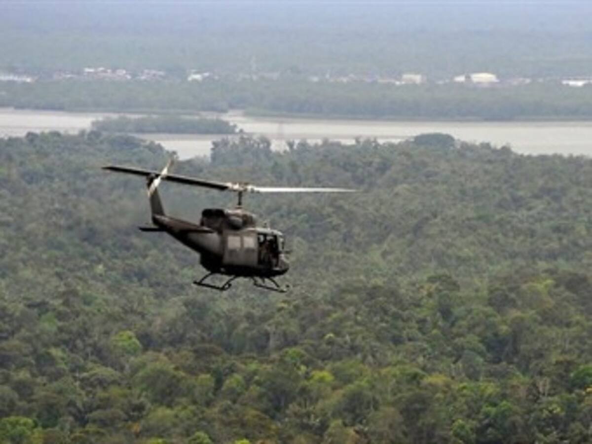 Capturan a guerrilleros que pretendían robar helicóptero en el Cauca