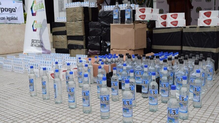 Se logró la incautación de 26.690 cajetillas de cigarrillos con un total de 533.800 unidades. Foto: Ana Morales (W Radio)