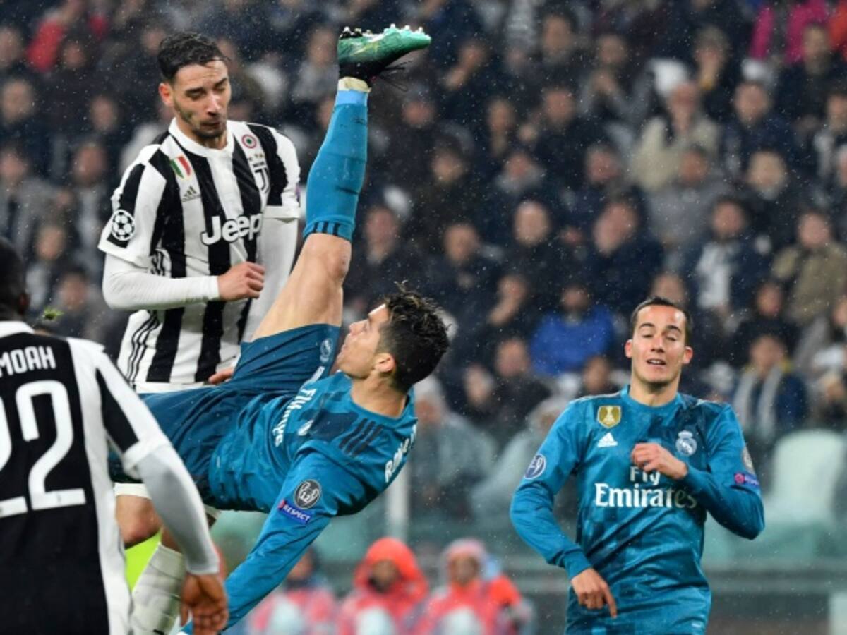 En imágenes: el golazo de chilena de Ronaldo a Buffon en Turín