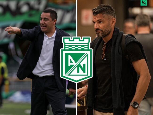 Efraín Juárez y Javier Gandolfi en Atlético Nacional / Colprensa