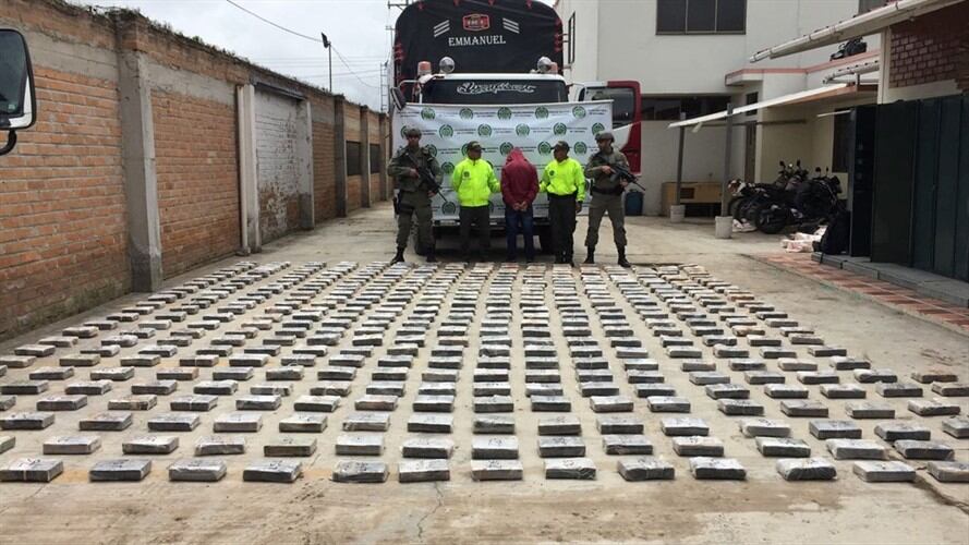 Decomisan una tonelada de cocaína en tres operaciones en el Pacífico . Foto: Policía antinarcóticos