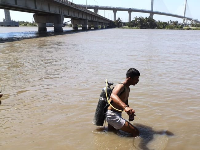 Rescatan cuerpo de menor ahogado en el río Magdalena