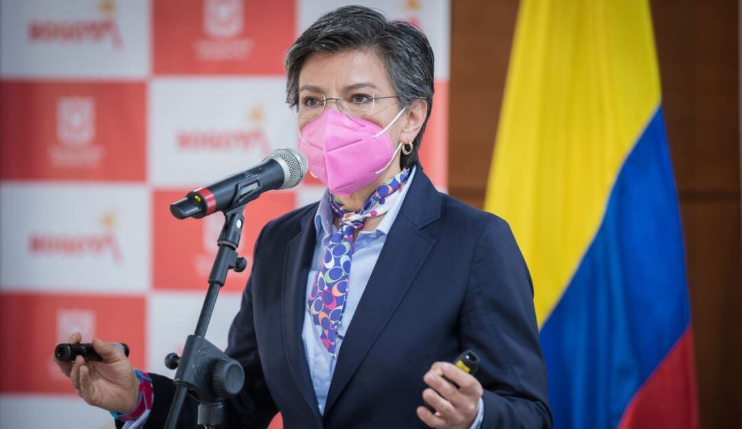 Claudia López, alcaldesa de Bogotá.